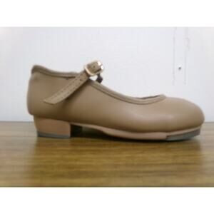 Pre-Owned Tap Shoes Dancing Fair Toddler 6.5M Mary Jane Leather Buckle